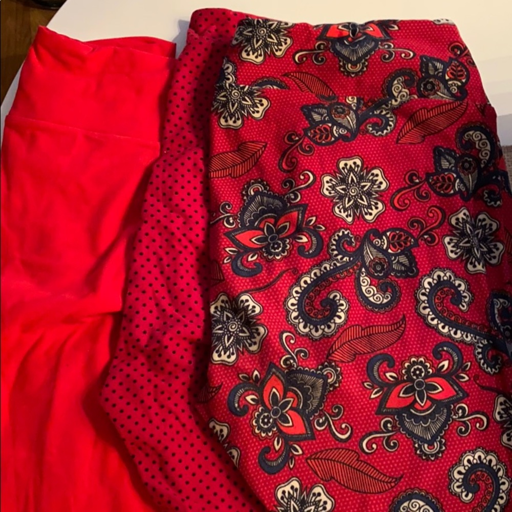 3 pair of Tall & Curvy LuLaRoe leggings